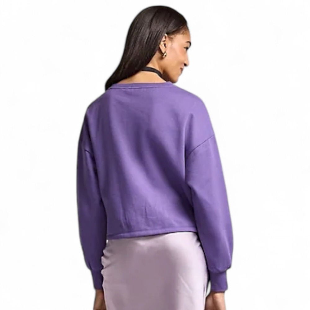 Old Navy x Anna Sui Cropped Fleece Graphic Sweatshirt NWT - Picture 14 of 14